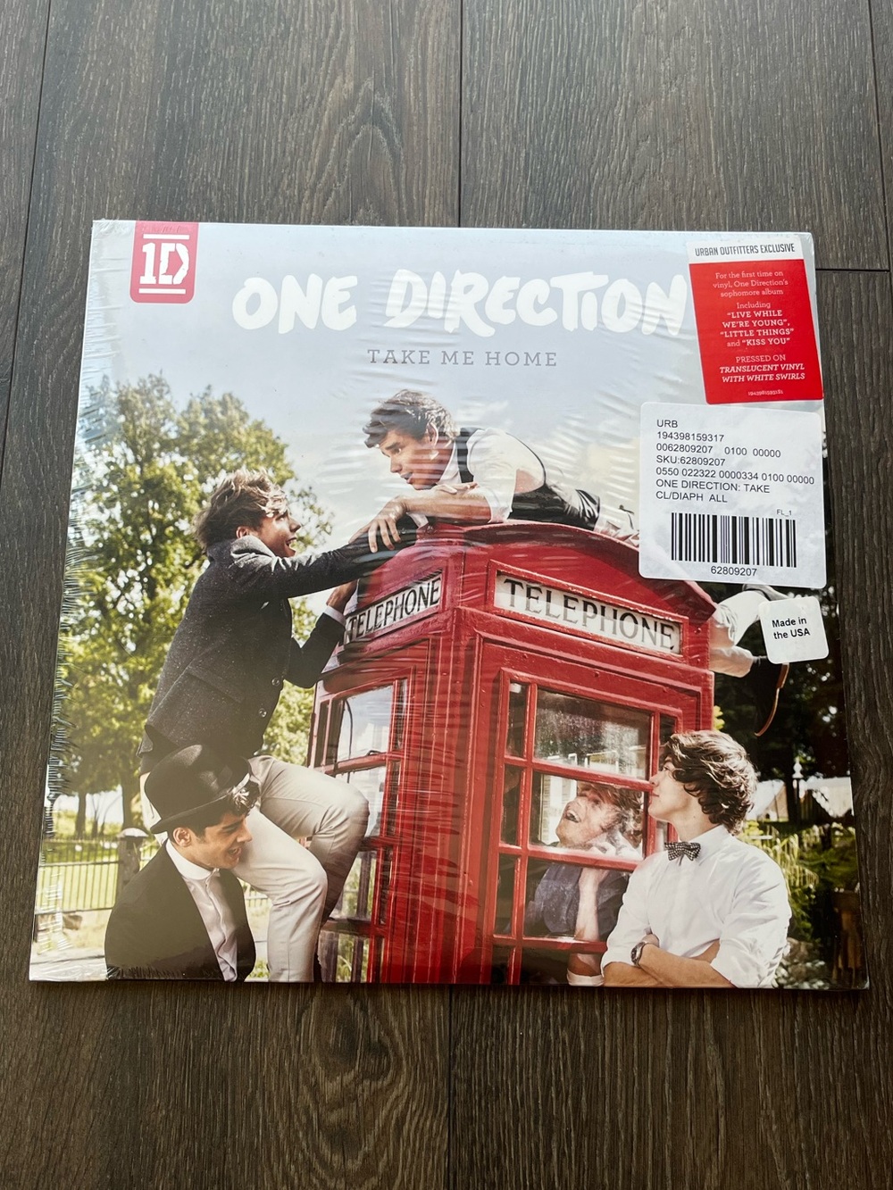 One Direction 'Take Me Home' Vinyl Record
